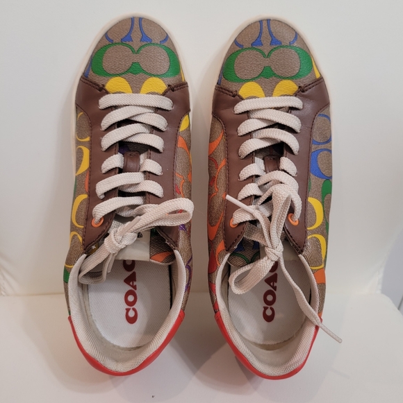 Coach Multicolor Signature Sneakers - Picture 4 of 13